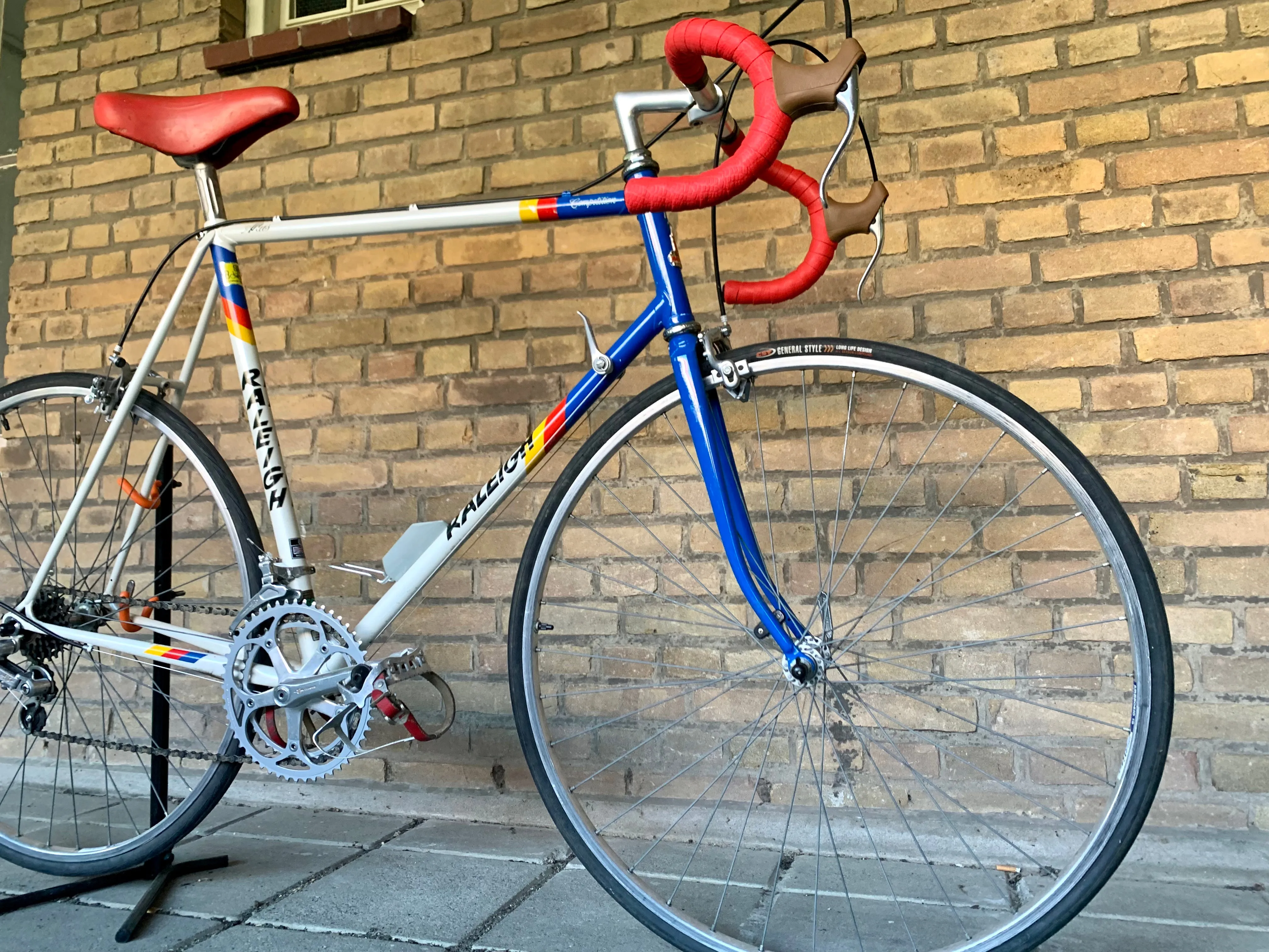 1986 Raleigh Competition Team Panasonic 60cm Shimano Golden Arrow