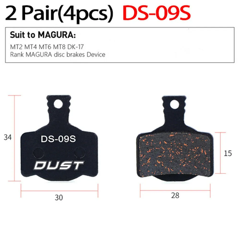 2 Pair (4pcs) MTB Bicycle Hydraulic Disc Ceramics Brake Pads For b01s SRAM AVID HAYES  Magura ZOOM Cycling Bike Part