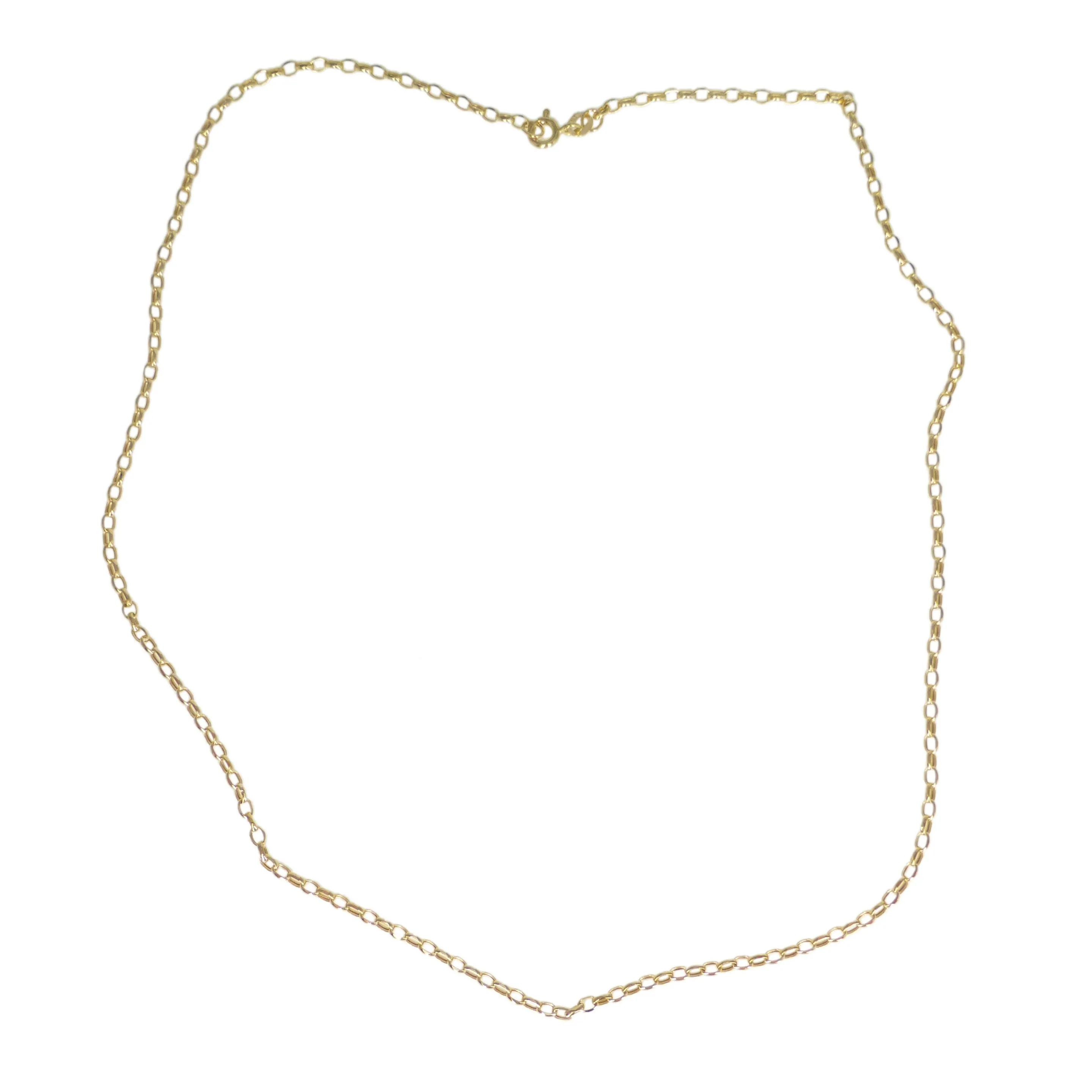 9ct Yellow Gold Belcher Chain - 16 inches