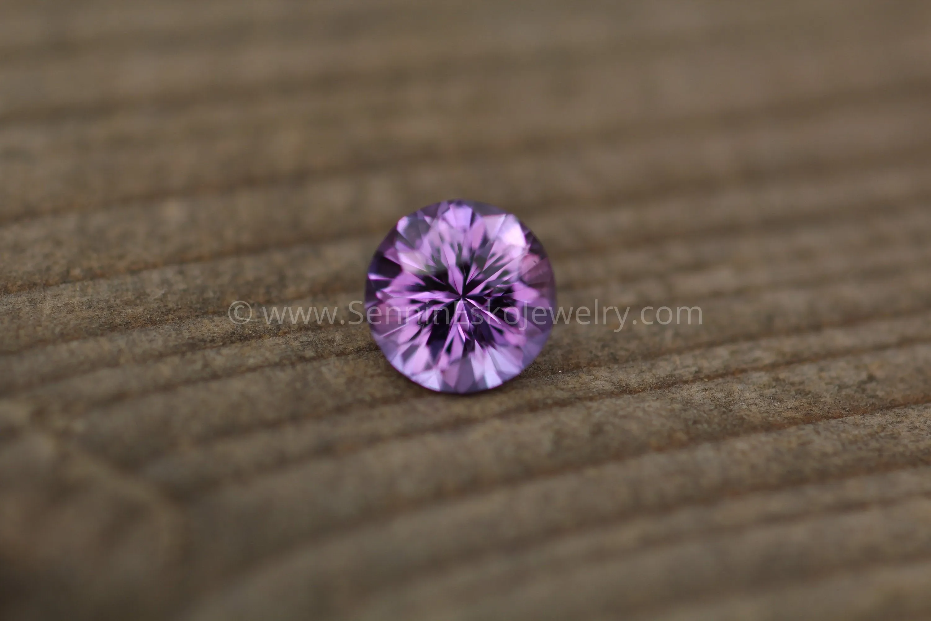 Amethyst Precision Cut Round Gemstone - Precision Cut Amethyst