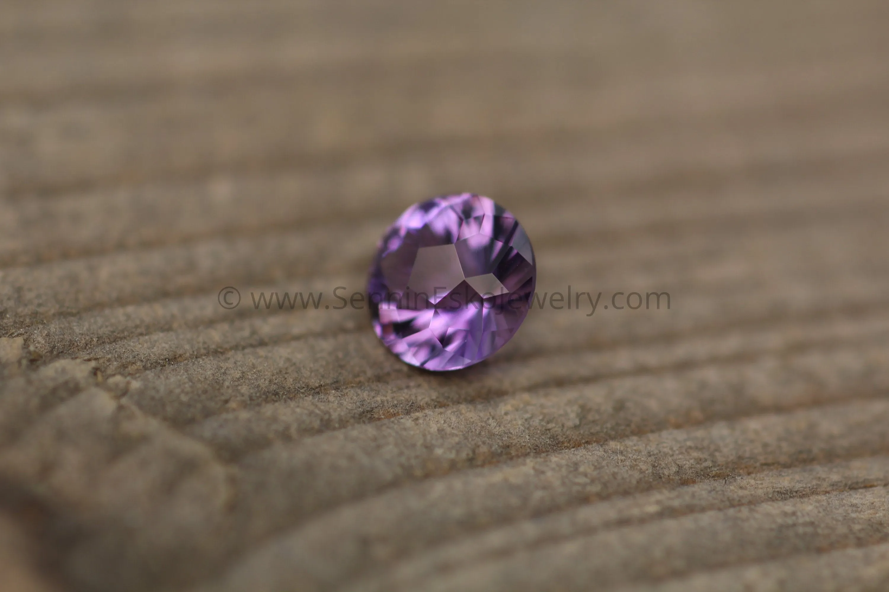 Amethyst Precision Cut Round Gemstone - Precision Cut Amethyst