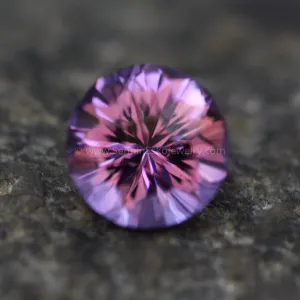 Amethyst Precision Cut Round Gemstone - Precision Cut Amethyst