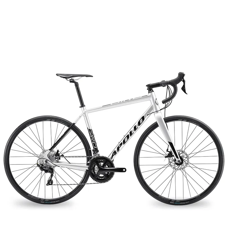 Apollo Giro 30 Road Bike - Gloss Silver / Black