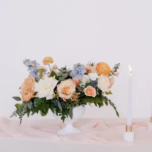 Blue and Peach Centerpiece Kit - Makes 7-8