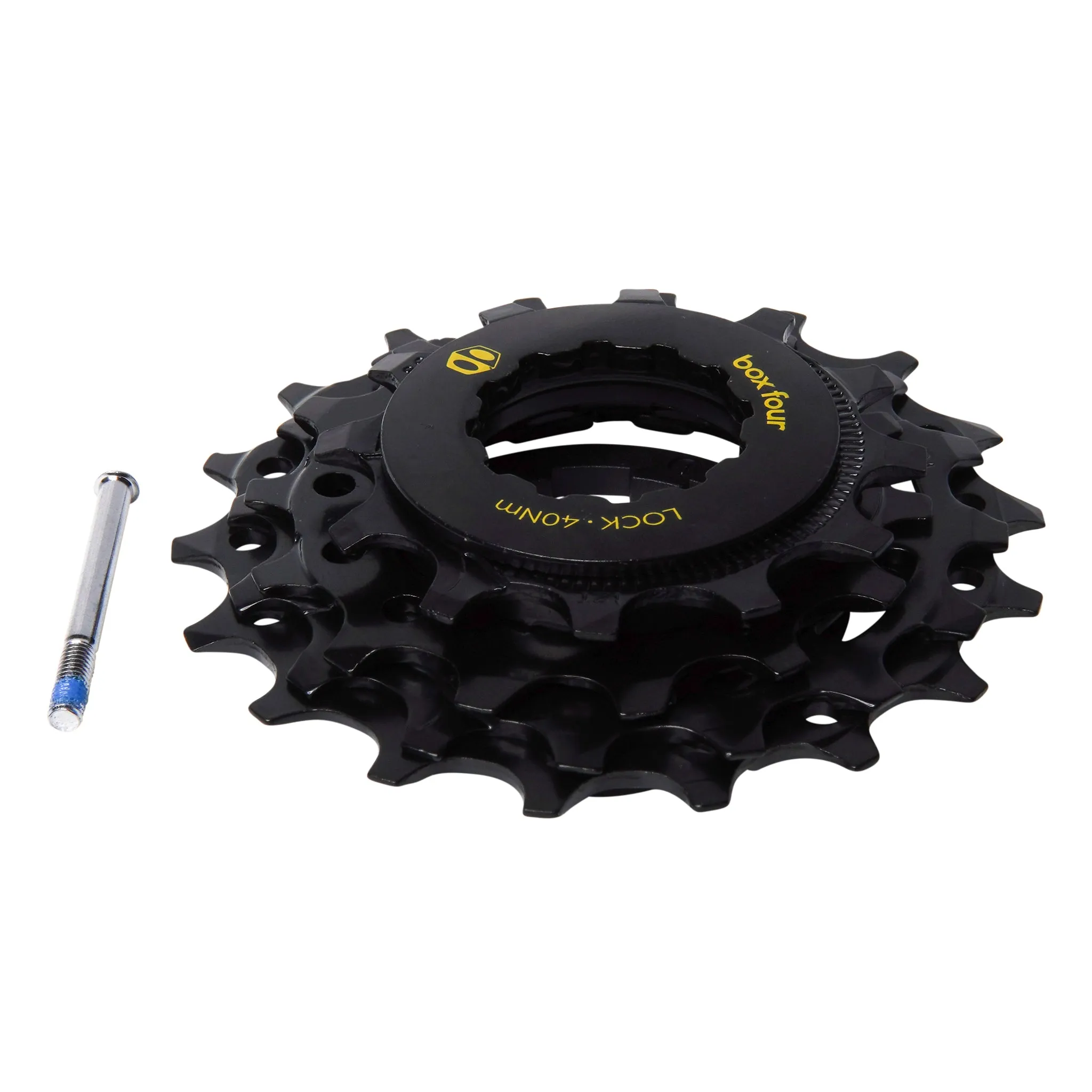 Box Four E-Bike Lockring & Cogs 12T, 14T, 16T, 18T black