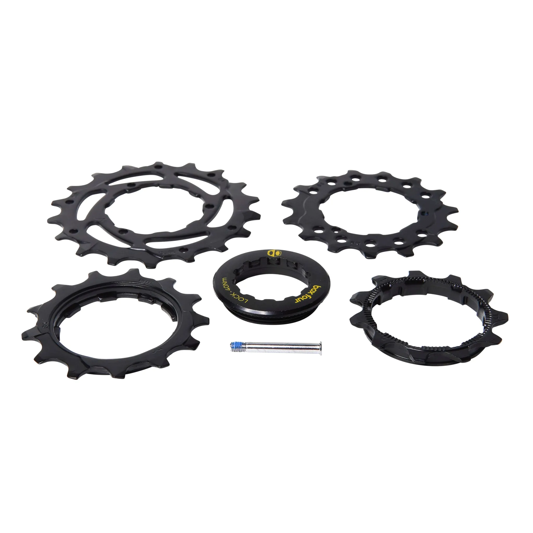 Box Four Lockring & Cogs 11T, 13T, 15T, 18T black