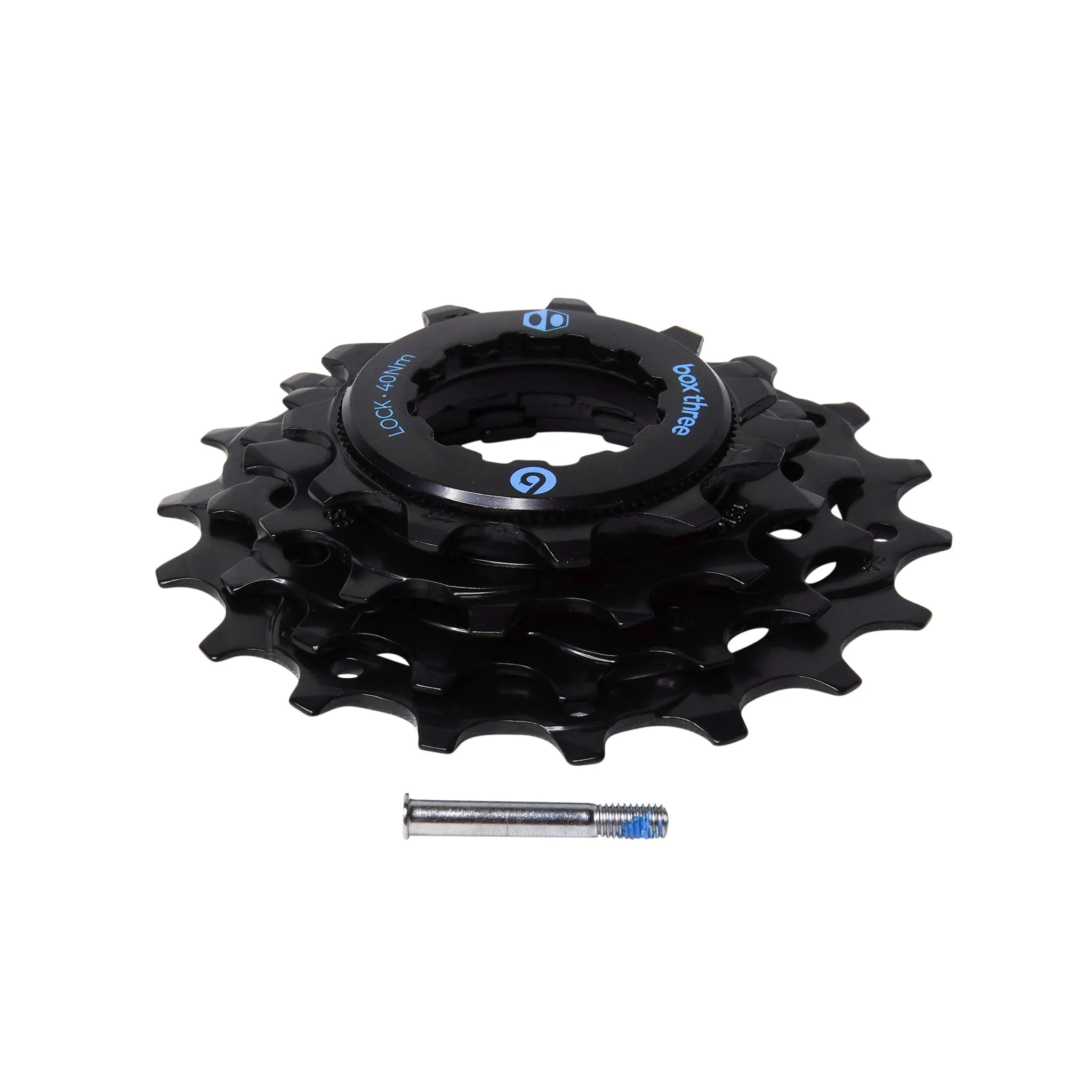 Box Three Prime 9 Lockring & Cogs 11T, 13T, 15T, 18T black