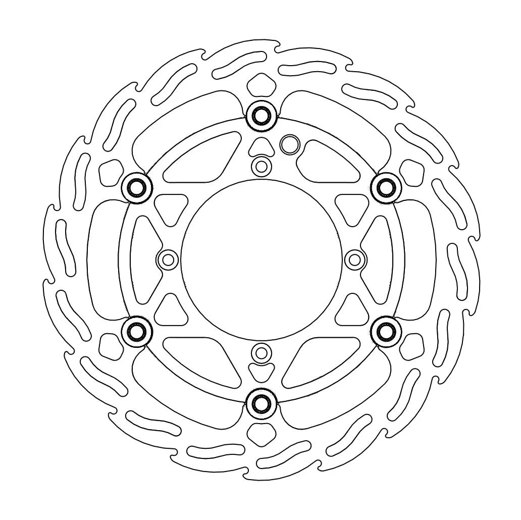 *BRAKE DISC FRONT MOTO MASTER FLAME OVERSIZED 260MM HUSQVARNA TC85 14-21 KTM 85SX 12-21