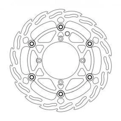 *BRAKE DISC FRONT MOTO MASTER FLAME OVERSIZED 260MM HUSQVARNA TC85 14-21 KTM 85SX 12-21