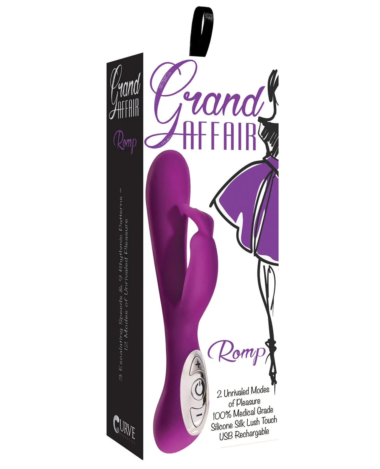 Curve Novelties Grand Affair Romp - Royal Purple