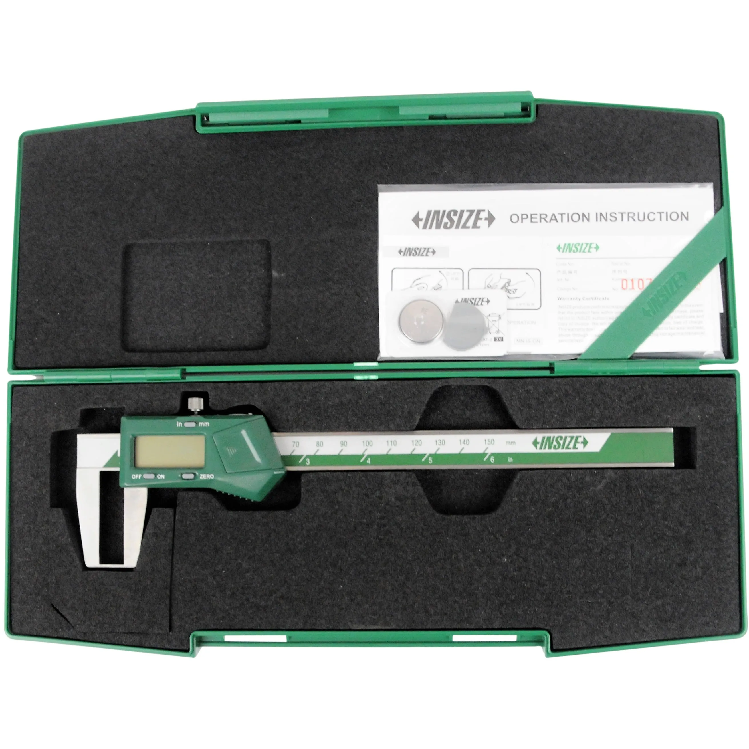 DIGITAL NECK CALIPER - INSIZE 1187-150A 0-150mm / 0-6"