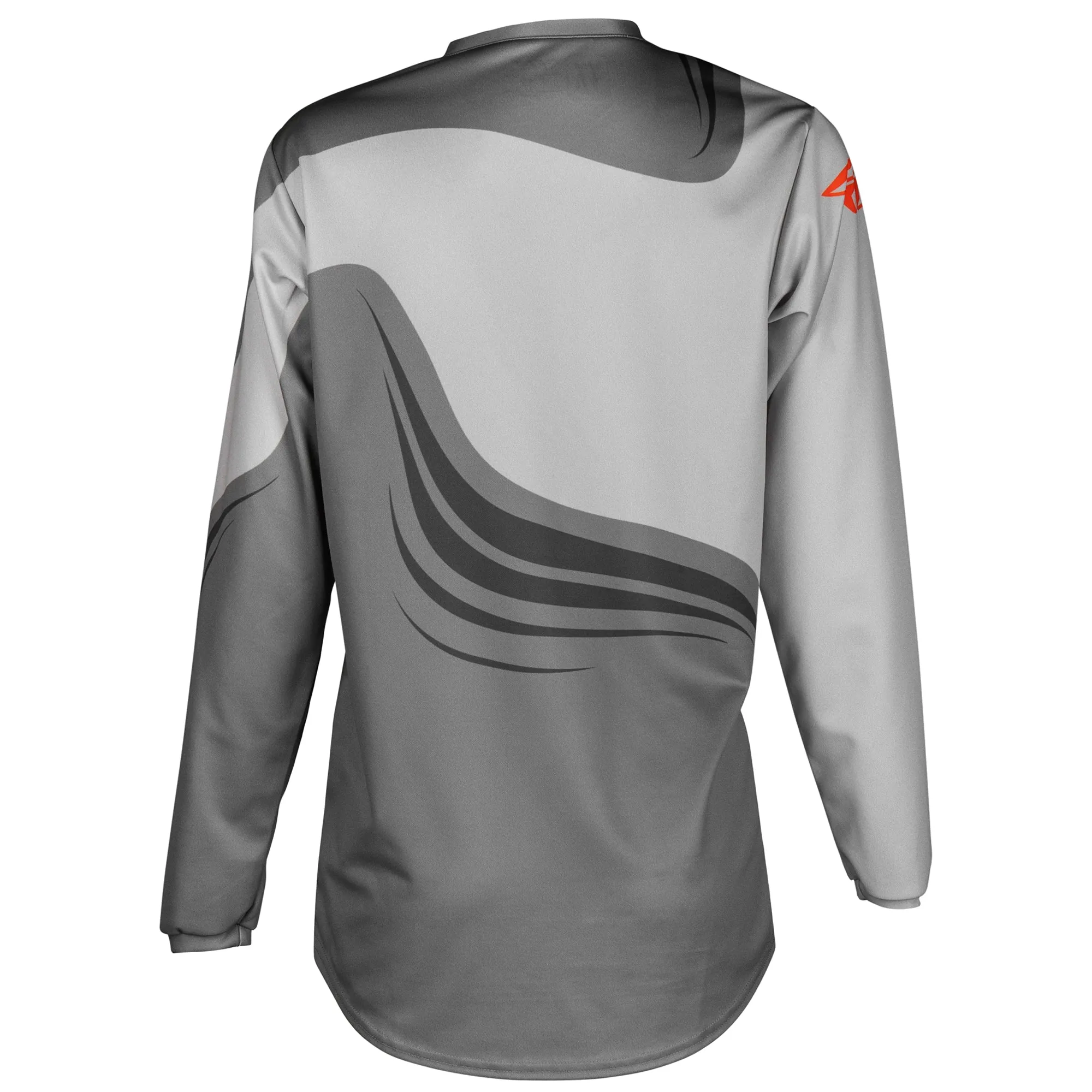 Fly Racing 2025 Youth F-16 Jersey Grey Orange