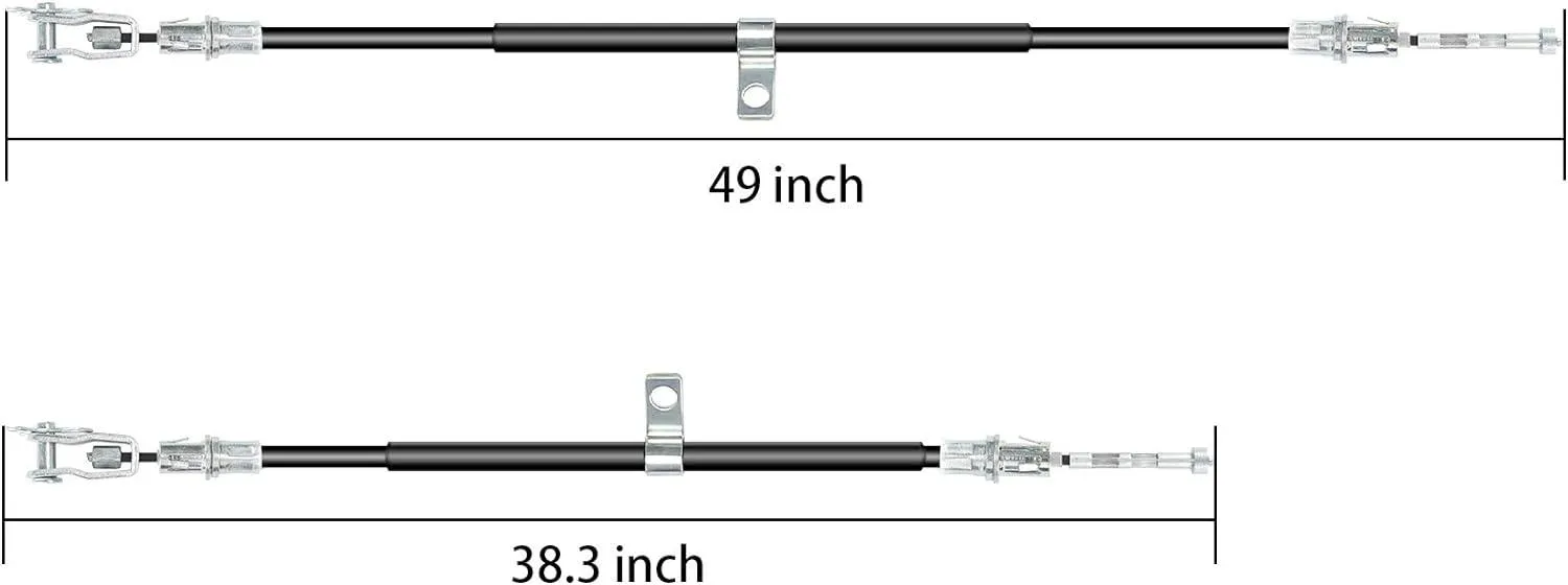 Golf Cart Brake Cable Set for Club Car Precedent 2008-up - 10L0L