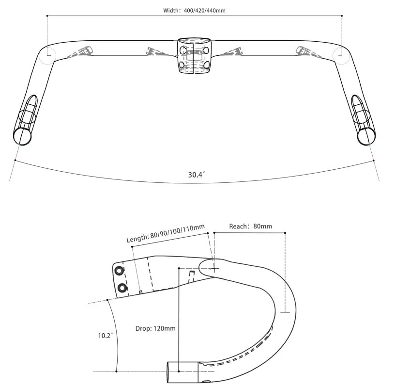 H21 CARBON INTEGRATED HANDLEBAR