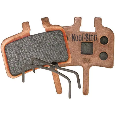 Koolstop Disc Avid Juicy/Bb7 Sintered Pad, Copper Back Avid Compatible Disc Pads Kool Stop Brakepads