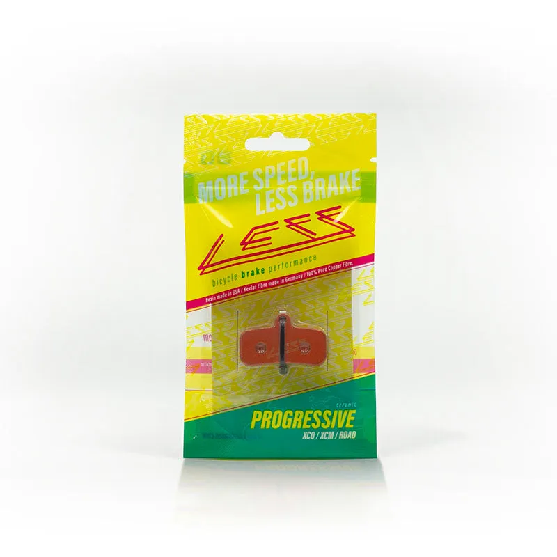 LESS Brake Pads - Shimano 4 Piston MTB, TRP