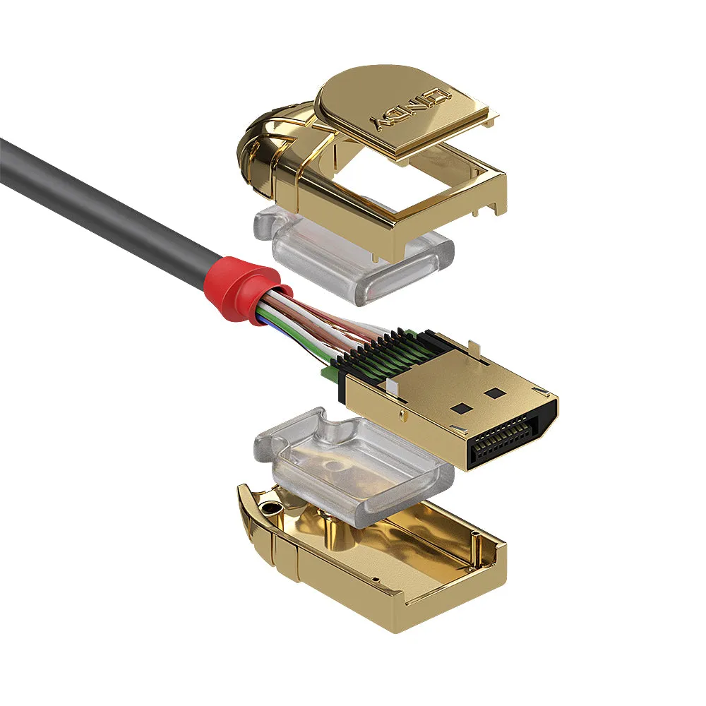 Lindy Displayport Cable Gold 36296 - Displayport / Displayport - 10 M