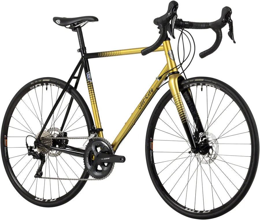 NEW All-City Zig Zag 105 - Shimano 105, Golden Leopard Steel Road Bike