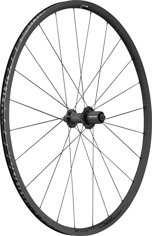 NEW DT Swiss PR 1400 DICUT OXiC Rear Wheel - 700 QR x 130mm Rim Brake HG 11 Black 21mm