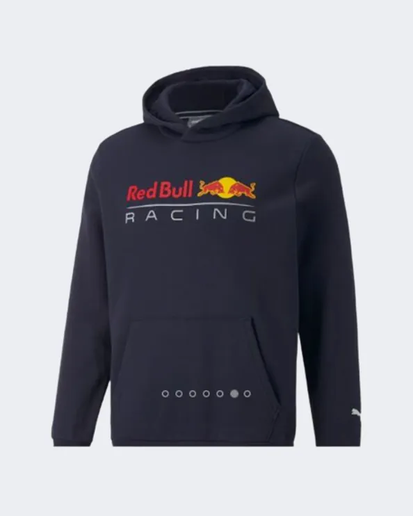 Puma Red Bull Racing Essentials Fleece Men Lifestyle Hoody Navy 53500201