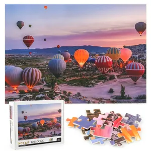 Q1071 1000 pieces of hot air balloon puzzle toy decompression game