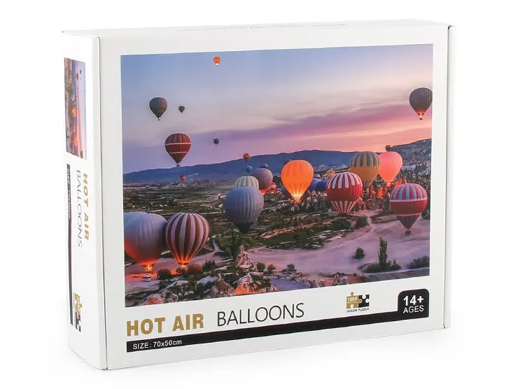 Q1071 1000 pieces of hot air balloon puzzle toy decompression game