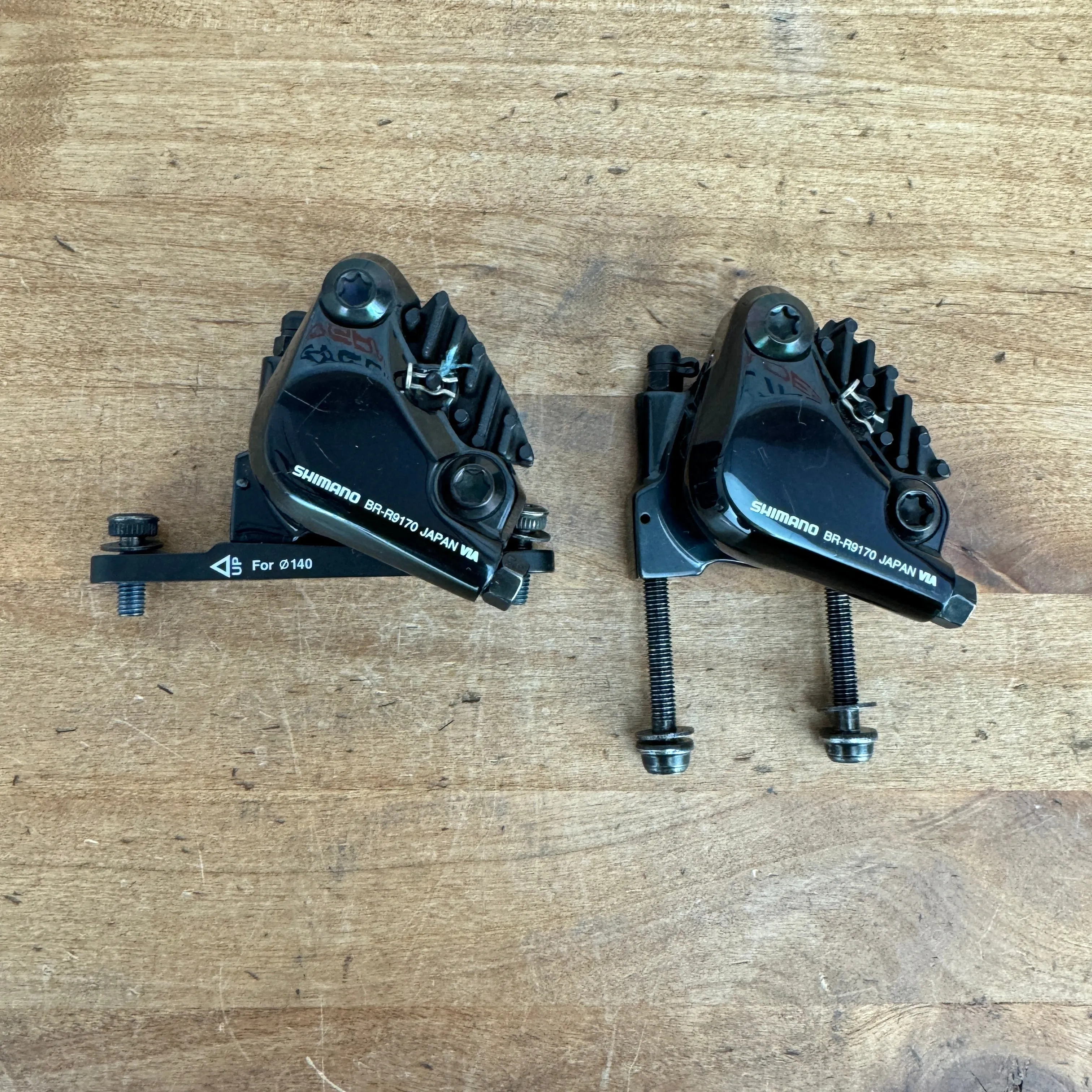 Shimano Dura Ace BR-R9170 Flat-Mount Hydraulic Disc Brake Calipers 275g