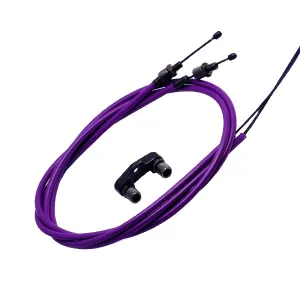 Snafu Astroglide Dual Lower Cable (London Mod) - Purple/Black