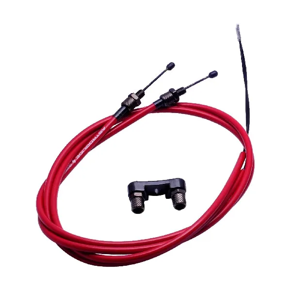 Snafu Astroglide Dual Lower Cable (London Mod) - Red/Black