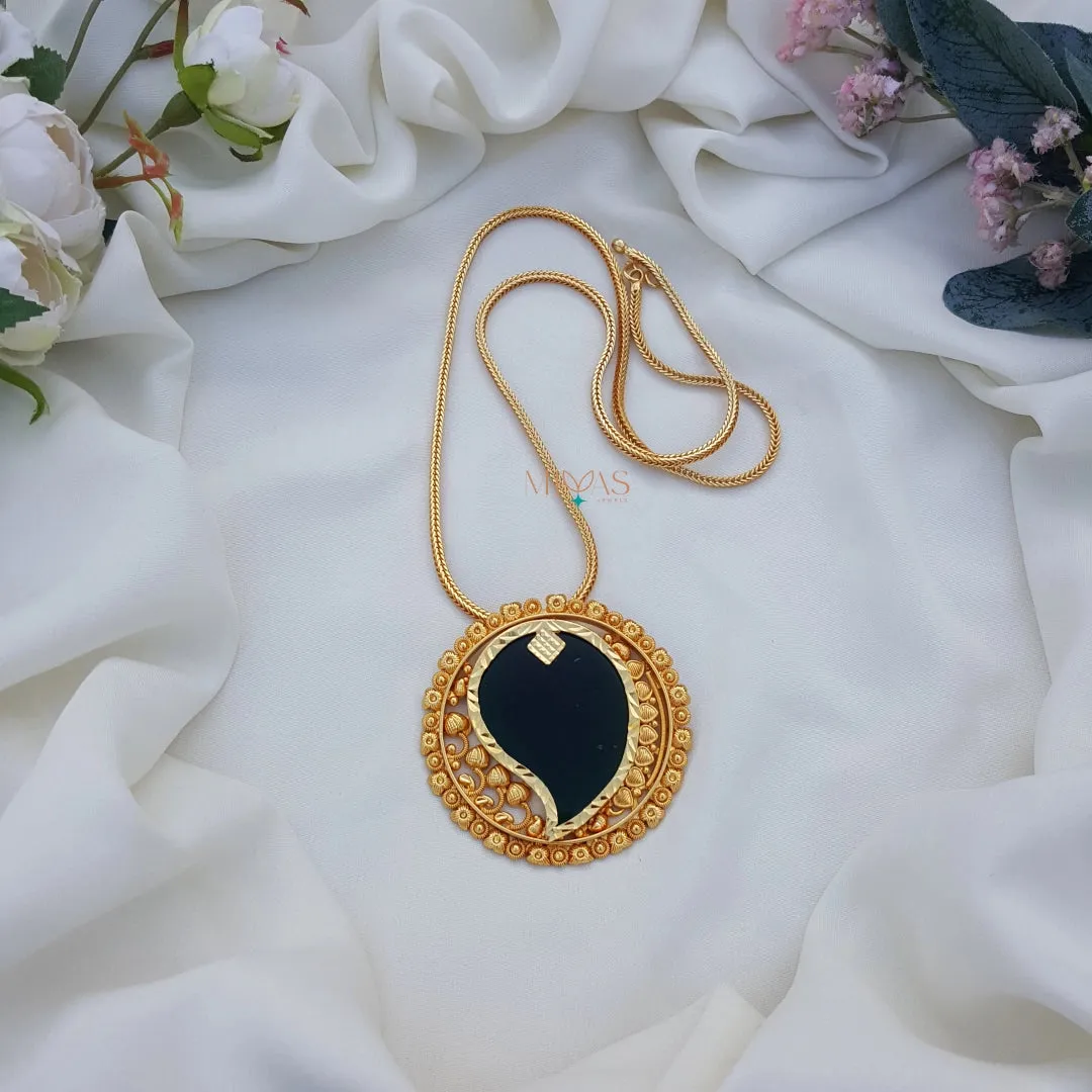 Spectacular mango design Palakka Pendant chain