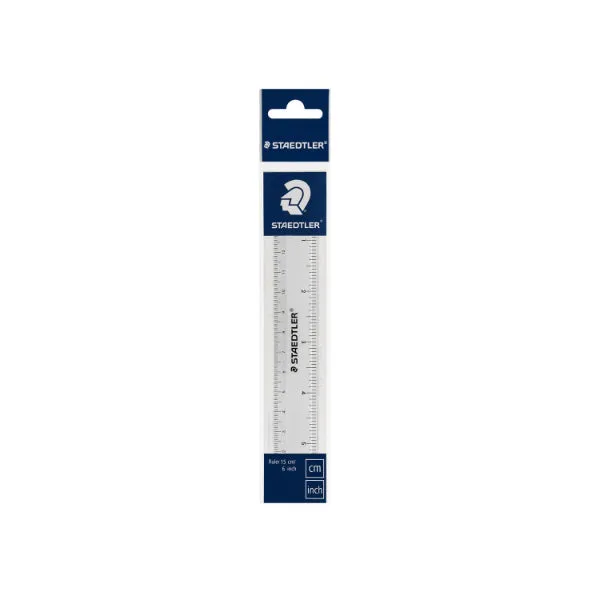 Staedtler Ruler 15cm Clear