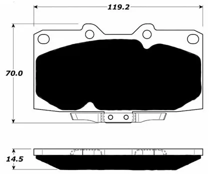 Subaru Porterfield High Performance Brake Pads