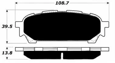 Subaru Porterfield High Performance Brake Pads