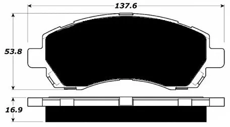 Subaru Porterfield High Performance Brake Pads