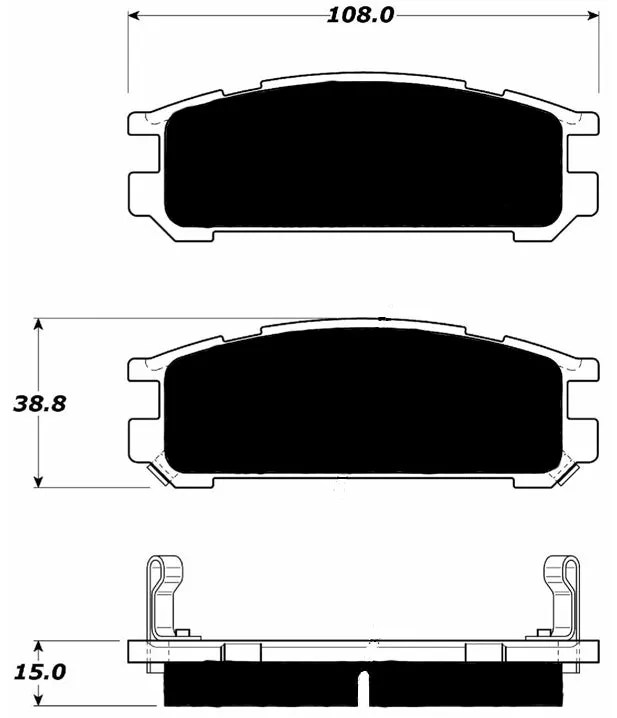 Subaru Porterfield High Performance Brake Pads