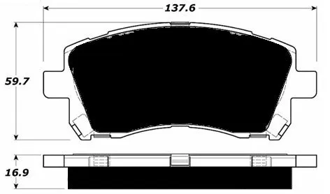 Subaru Porterfield High Performance Brake Pads