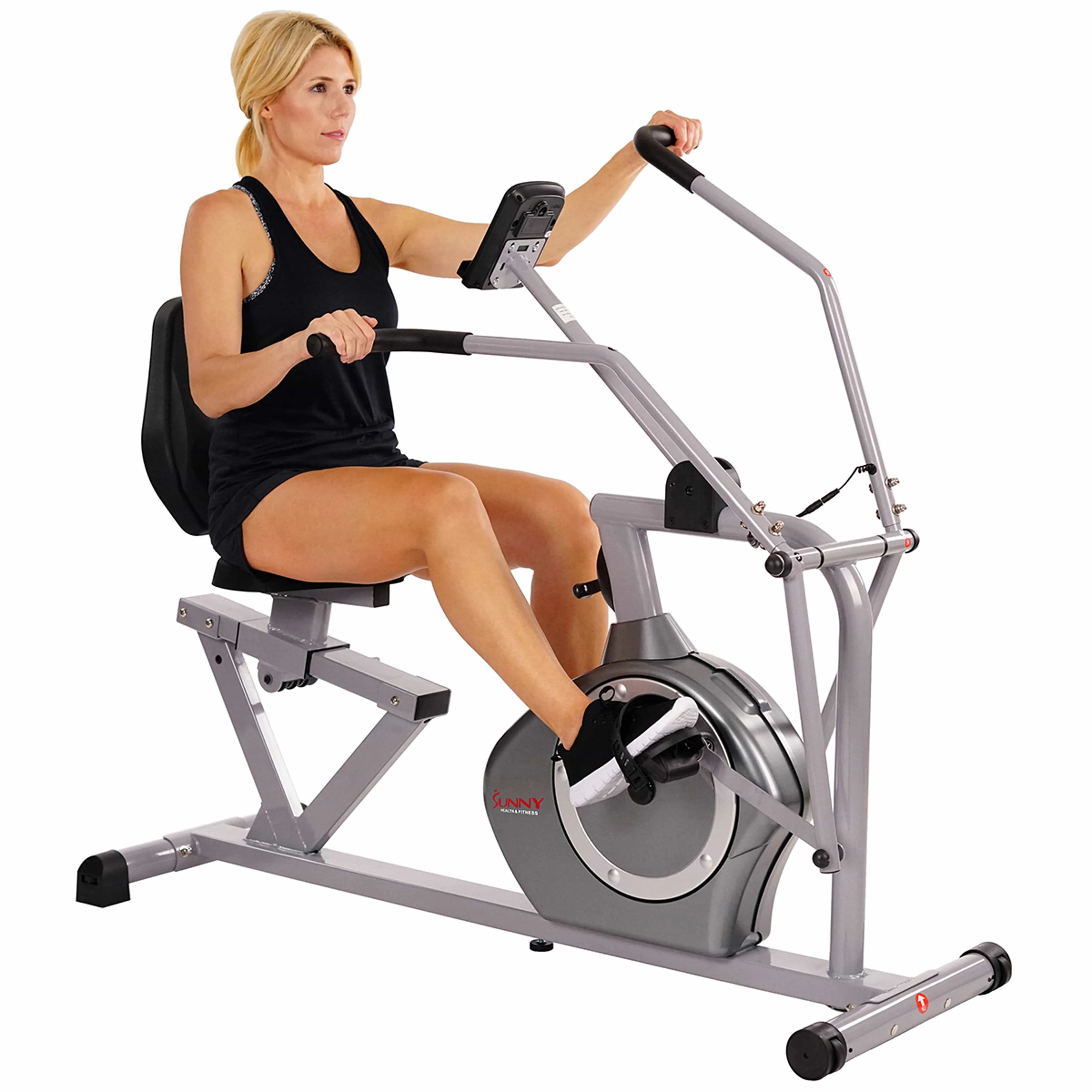 Sunny Health & Fitness Cross Training Magnetic Recumbent Bike - SF-RB4708