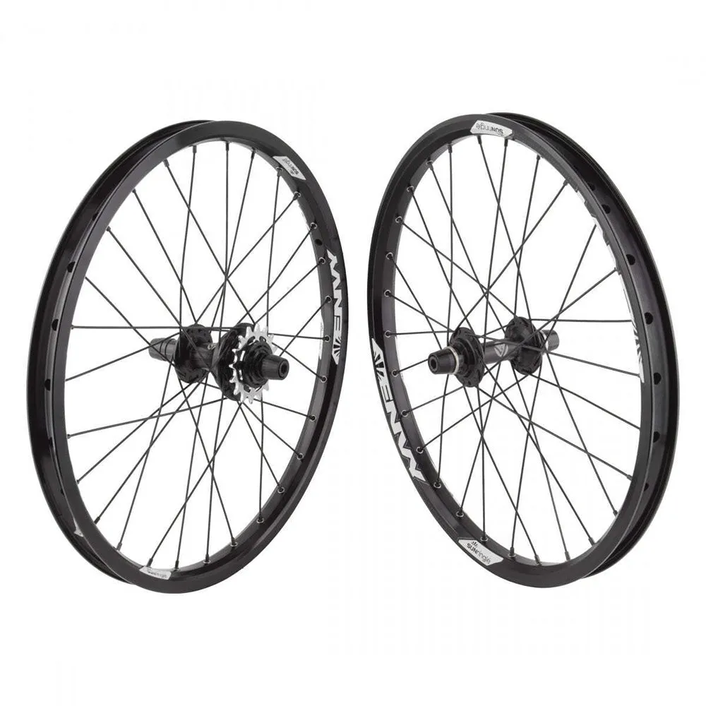 SUNRINGLE ENVY/BLACK OPS PRO WHEELSET 28H (20 X 1.50)