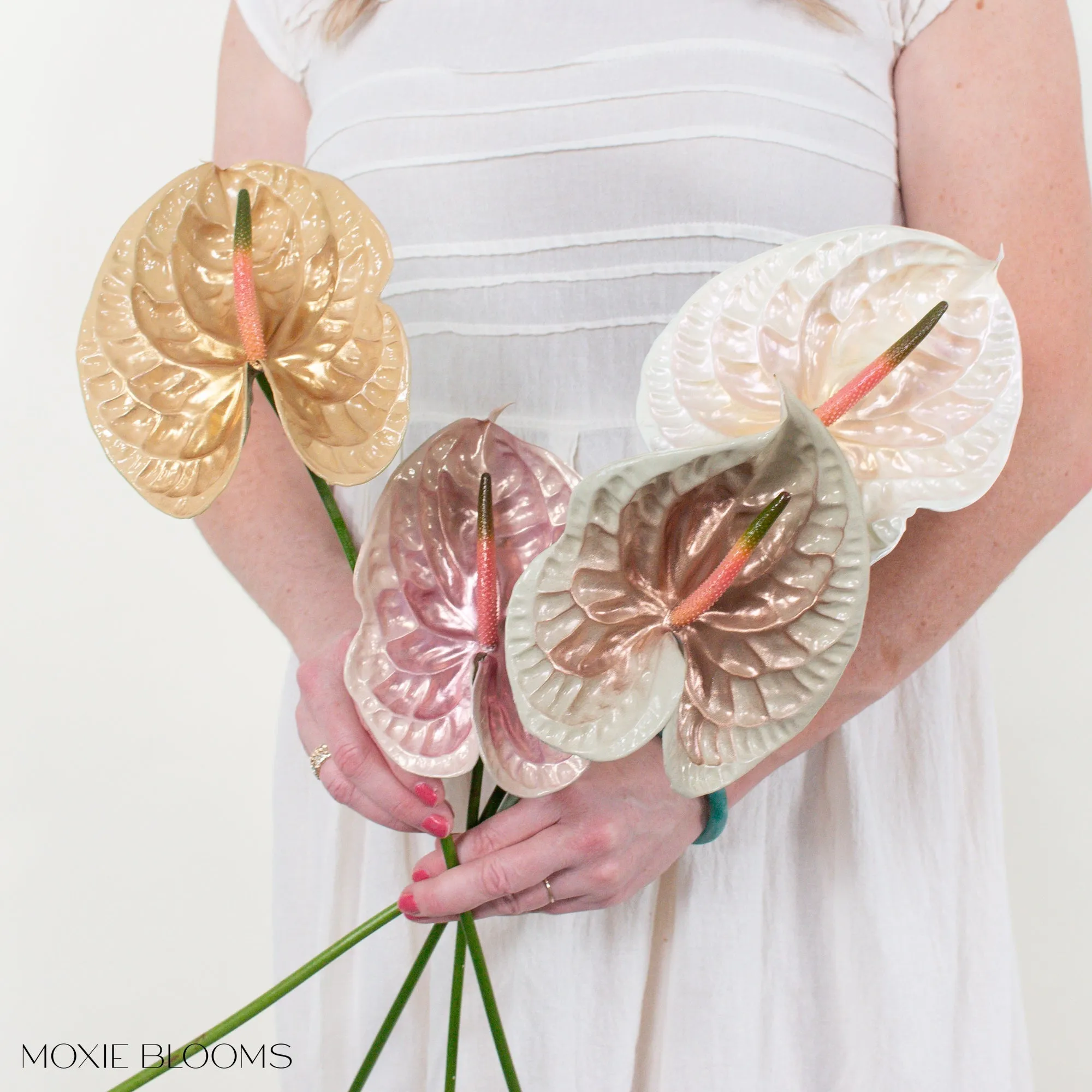 The Bridal Party Iridescent Anthurium