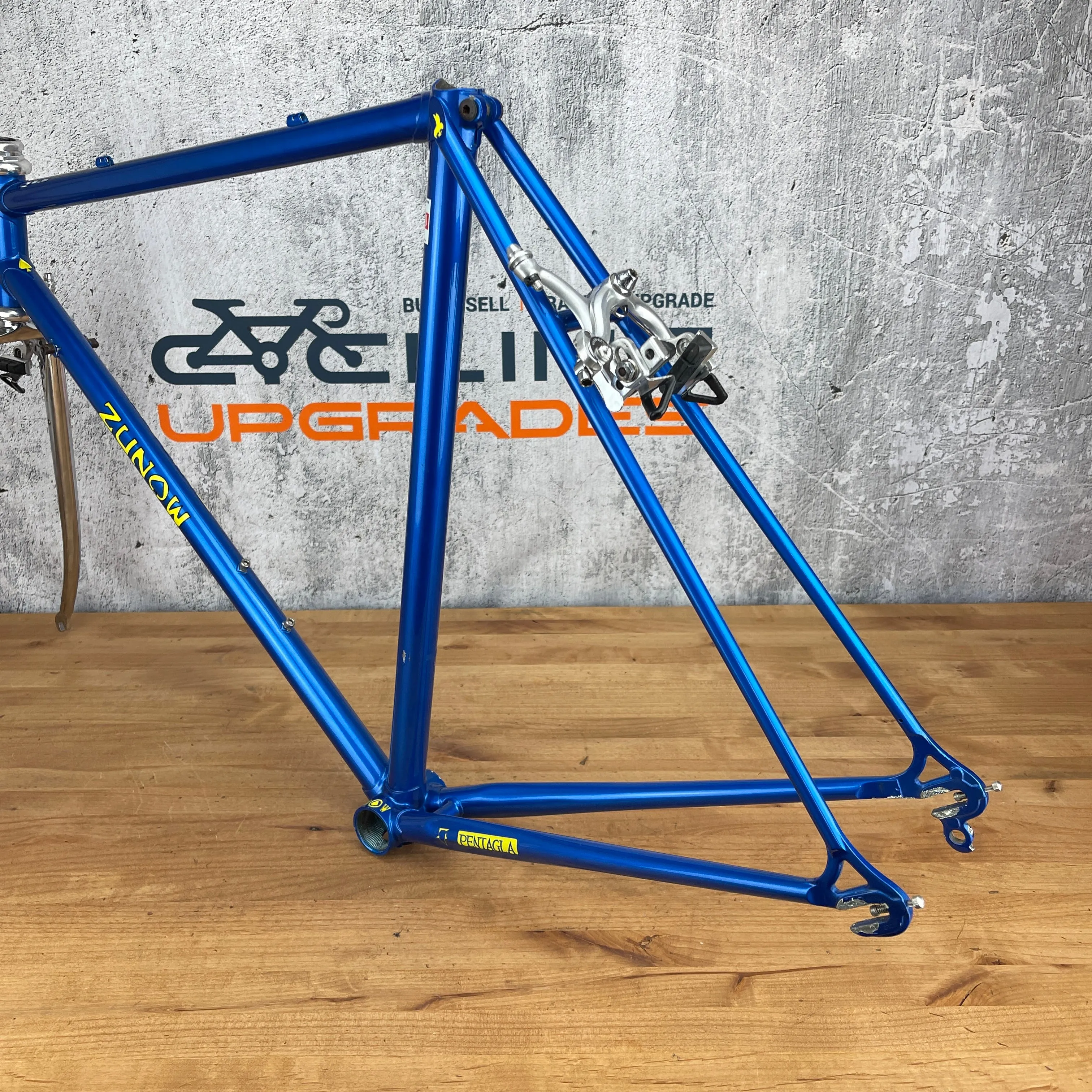 Vintage! 1975 Zunow Z1R Pentagla Triple Butted Trited 53cm Steel Frameset 700c