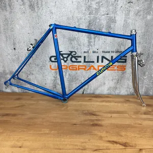 Vintage! 1975 Zunow Z1R Pentagla Triple Butted Trited 53cm Steel Frameset 700c