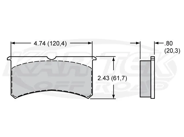 Wilwood 7420 SL6R Brake Pads BP-20